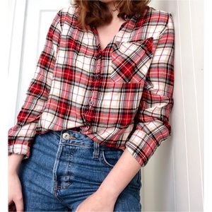 Forever 21 plaid button down shirt